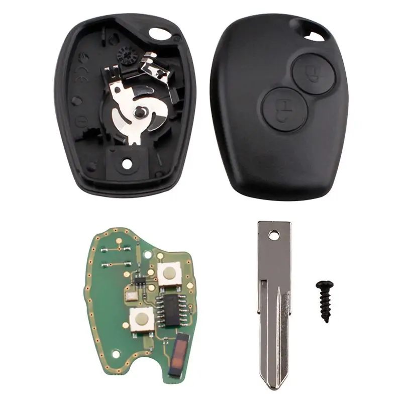 2 кнопки дистанционного ключа автомобиля 434 МГц для Megane Modus Clio Kangoo Logan Sandero Duster PCF7947
