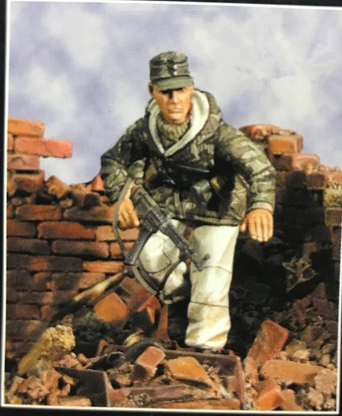 1/35 каучуковая фигурка модель комплект Unassambled Неокрашенная 00648 | Игрушки и хобби