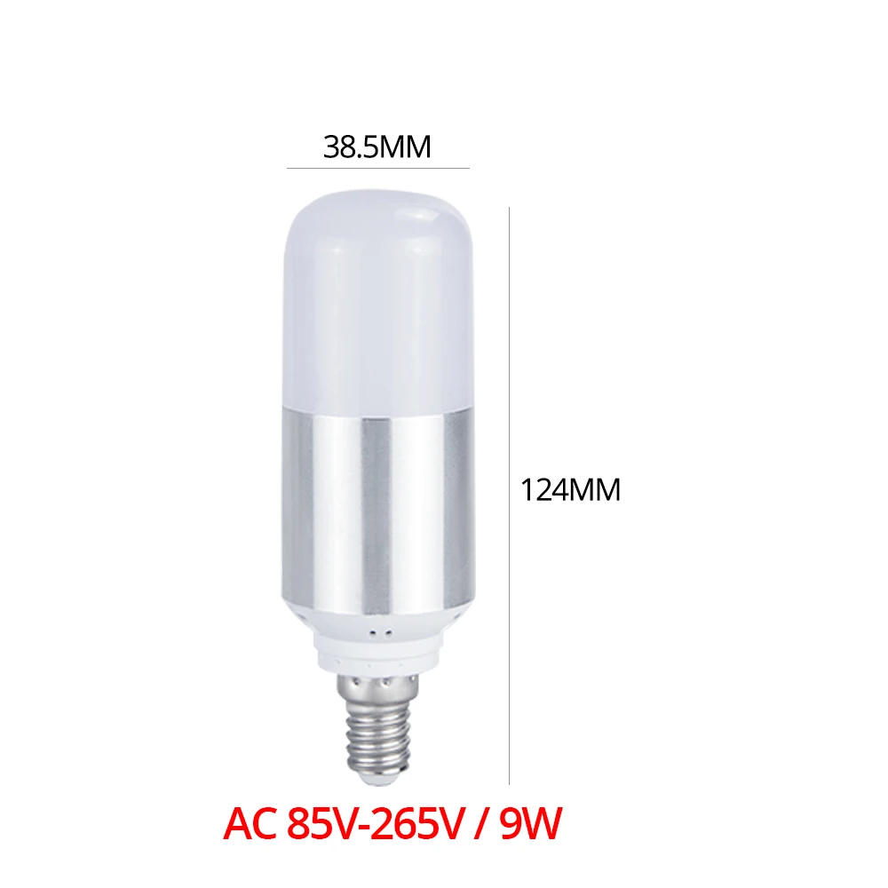 E14-9W Foxanon светодиодный светильник E27 E14 AC220V 110V кукурузы лампа 2835 SMD 5 Вт 7 Вт 9 Вт 12 Вт 16 Вт Bombillas светодиодный s Lampada для Домашние светильник Инж - Испускаемый цвет: E14-9W