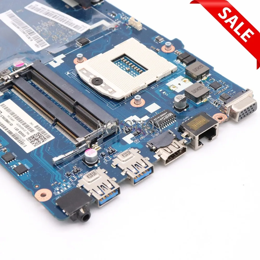 NOKOTION материнская плата для ноутбука lenovo ideapad G510 LA 9642P 90003691 розетка PGA 947 HM86 GMA HD4600 DDR3