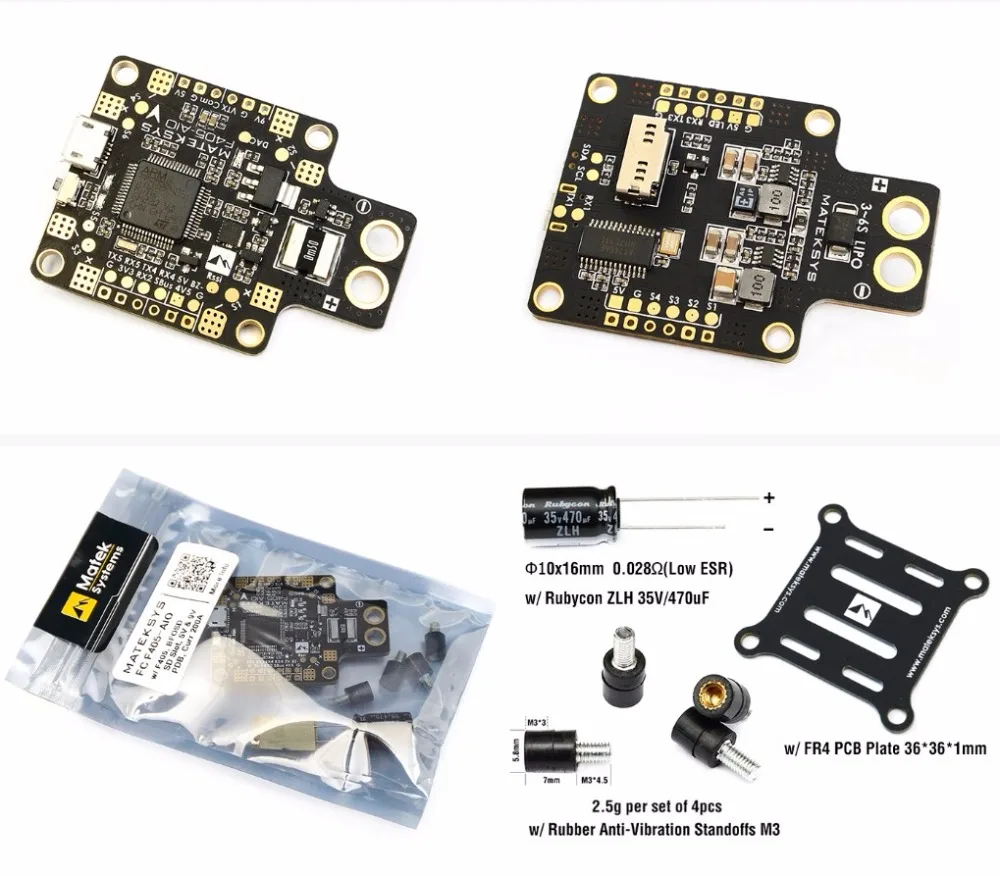 BetaFlight F405 AIO встроенный Полетный контроллер F4 FC Встроенный OSD для DIY FPV cross racing mini