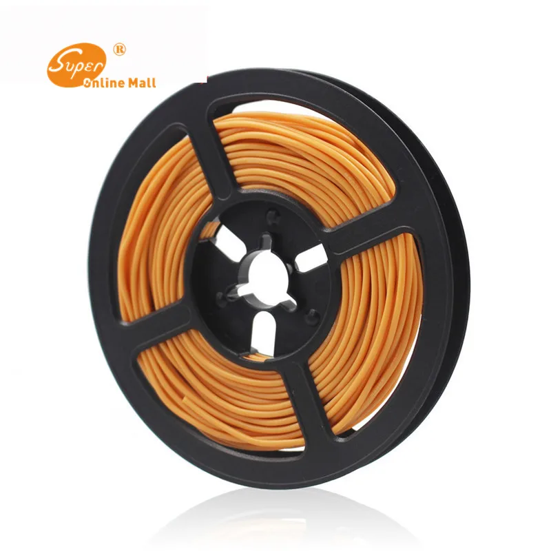 orange 10 метров 20 метров 24AWG гибкий многожильный силиконовый кабель RC медный провод электронный разъем многоцветный DIY - Цвет: orange