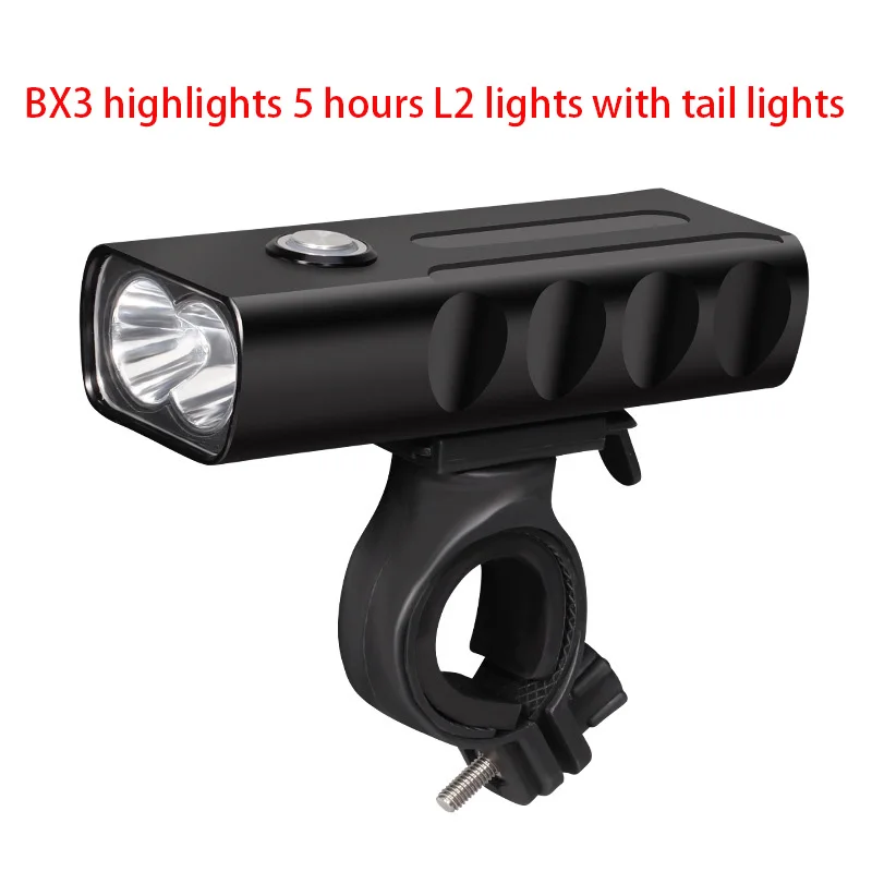 5 hours L2 Taillight BX2/BX3 USB Перезаряжаемый велосипедный светильник, передний руль, велосипедный светодиодный светильник, батарея, вспышка, светильник фонарь, головной светильник, Аксессуары для велосипеда - Цвет: 5 hours L2 Taillight
