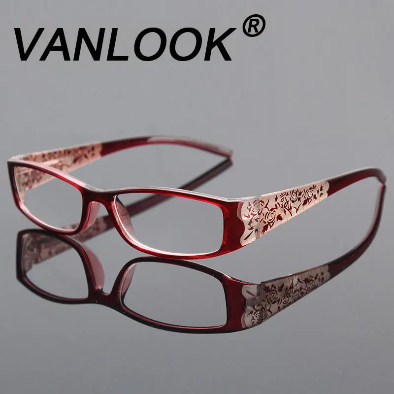 

Floral Reading Glasses Rhinestone Women Gafas de Lectura Eyeglass Frames Luxury Fashion Spectacles +100 150 200 250 300 350 400