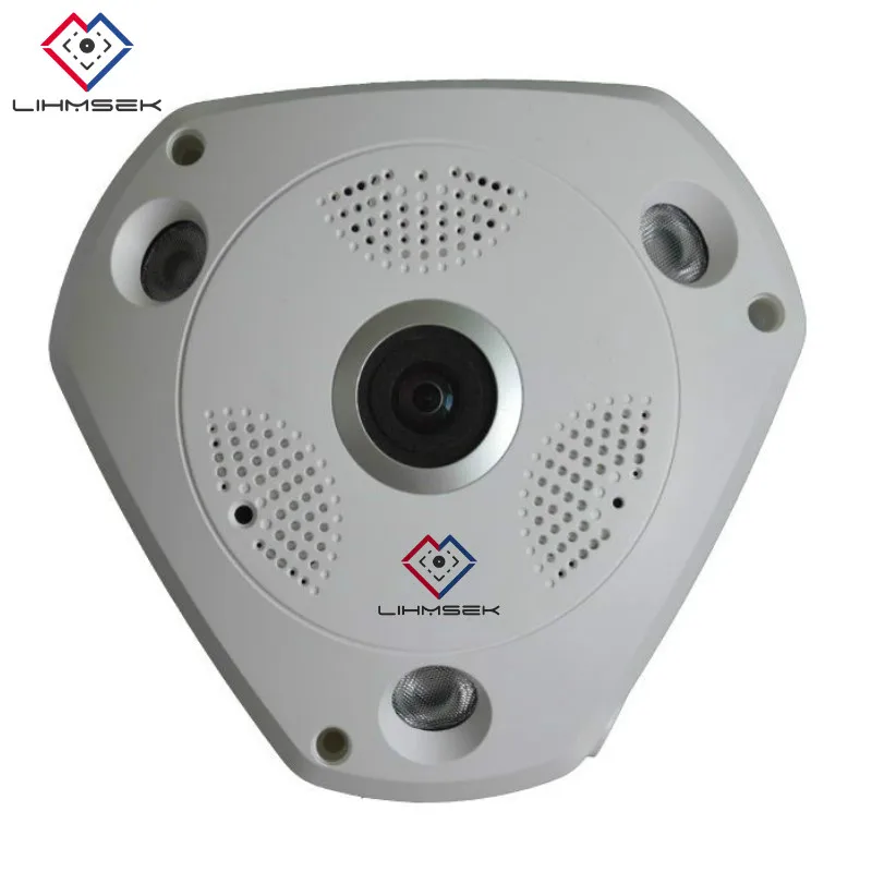 Lihmsek 1.3MP 960P 2.0MP 1080P IP рыбий глаз камера с 130 180 360 градусов широкоугольный объектив