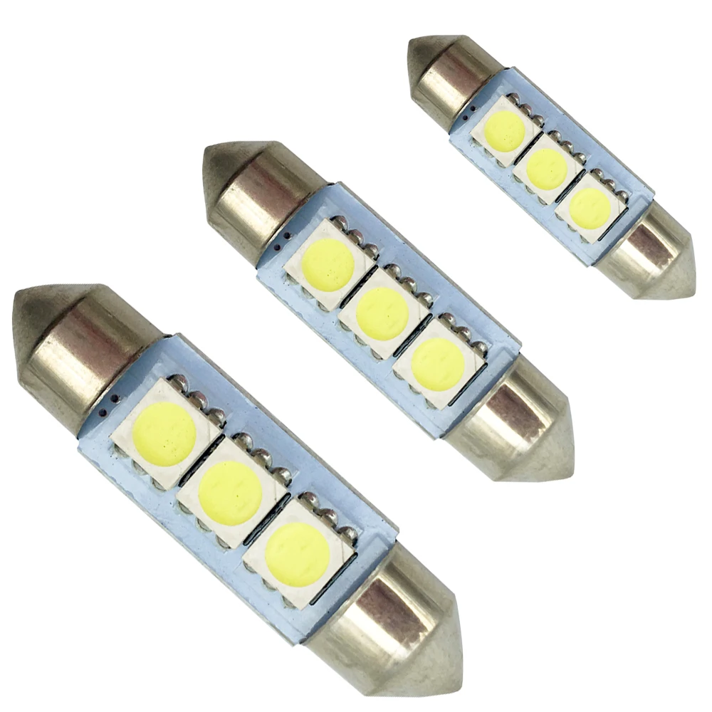 30X 36 мм 39 41 3 SMD 5050 3SMD Festoon C5W 12V внутренняя Лицензия Пластина купольная головная