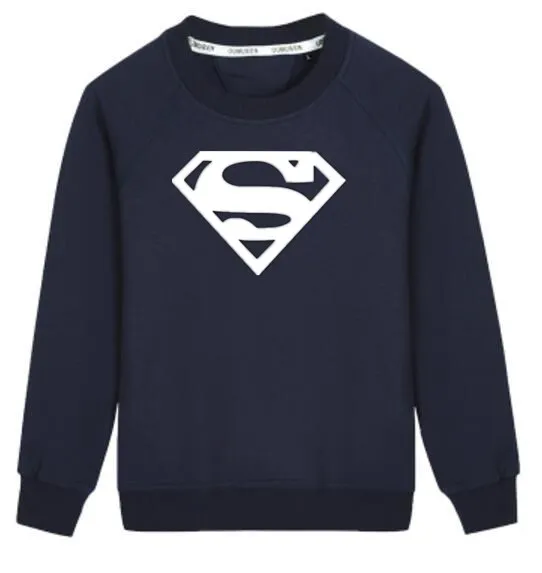 Супермен 2017 дети Толстовка с капюшоном для мальчиков и девочек 100% хлопок Высокое