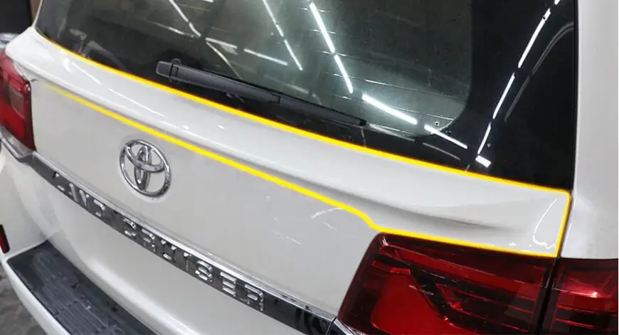 JINGHANG ABS задний спойлер багажника автомобиля с лампой подходит для 08-18 Toyota Land Cruiser