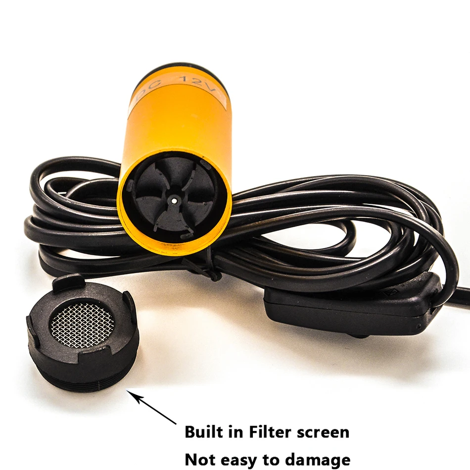 Электрический насос для перекачки топлива Mini 12 В/24 В дизельного из алюминиевого