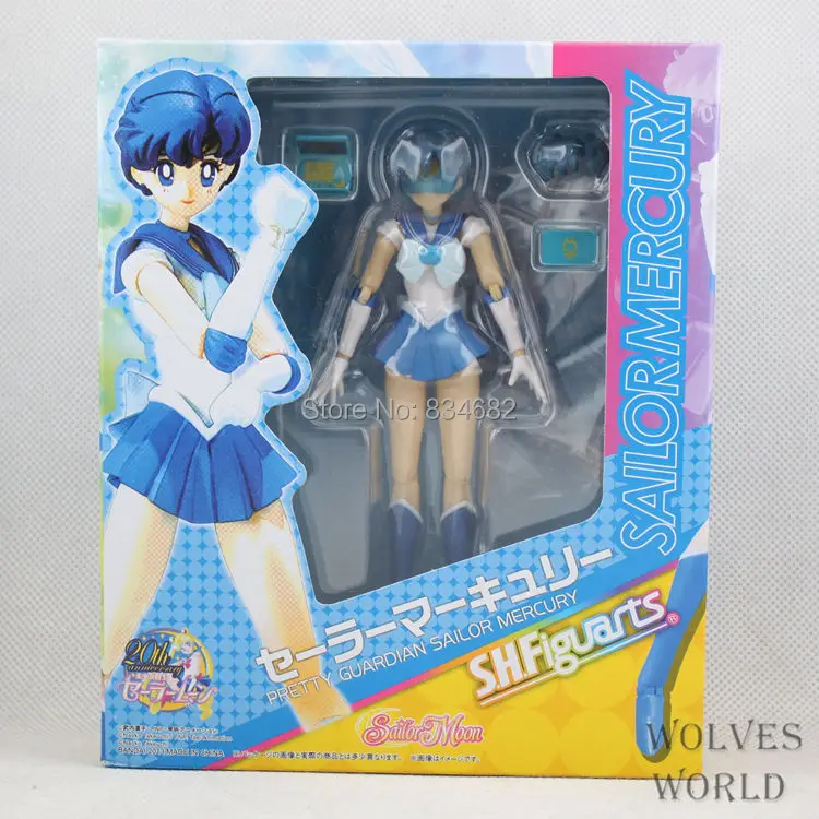 J.G Chen/Сейлор Меркурий S. Figuarts экшен фигурка Сейлор Мун тамаши страны с коробкой