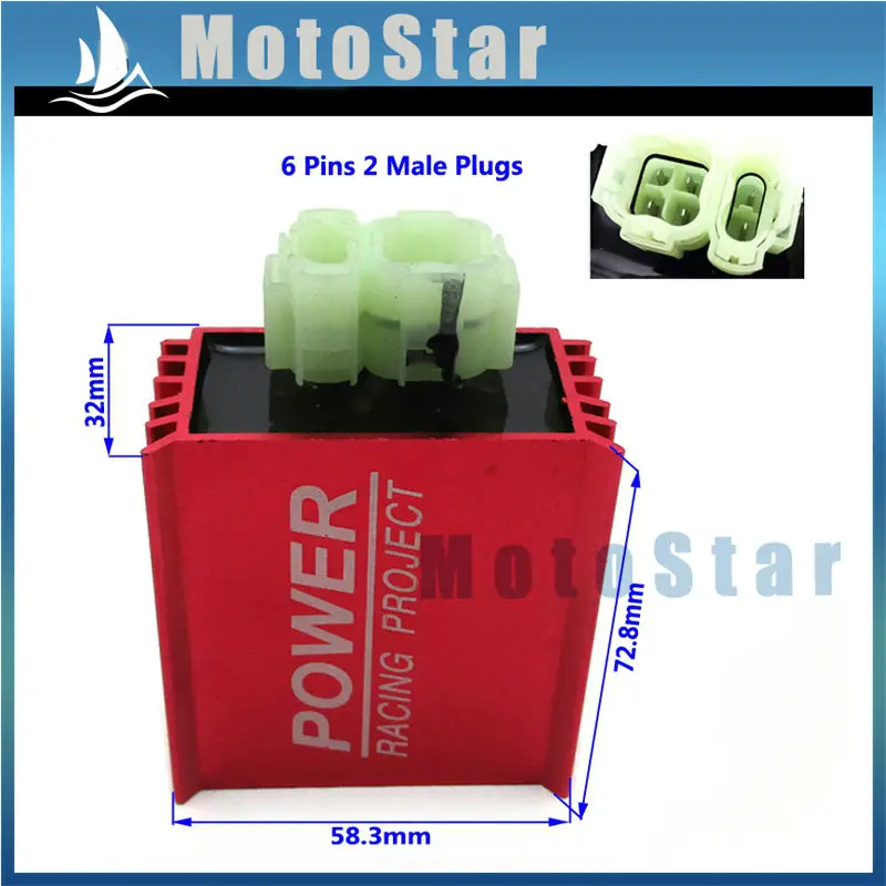 Катушка зажигания Performance Racing 6 контакты провода Posh CDI Box для китайского питбайка