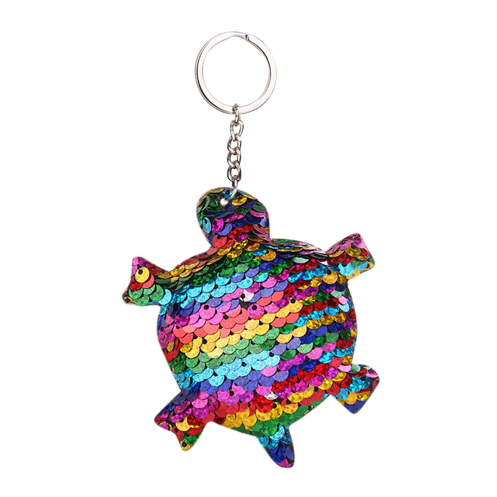 2019 новый модный брелок с блестками и черепашками Подарочный Брелок высокое