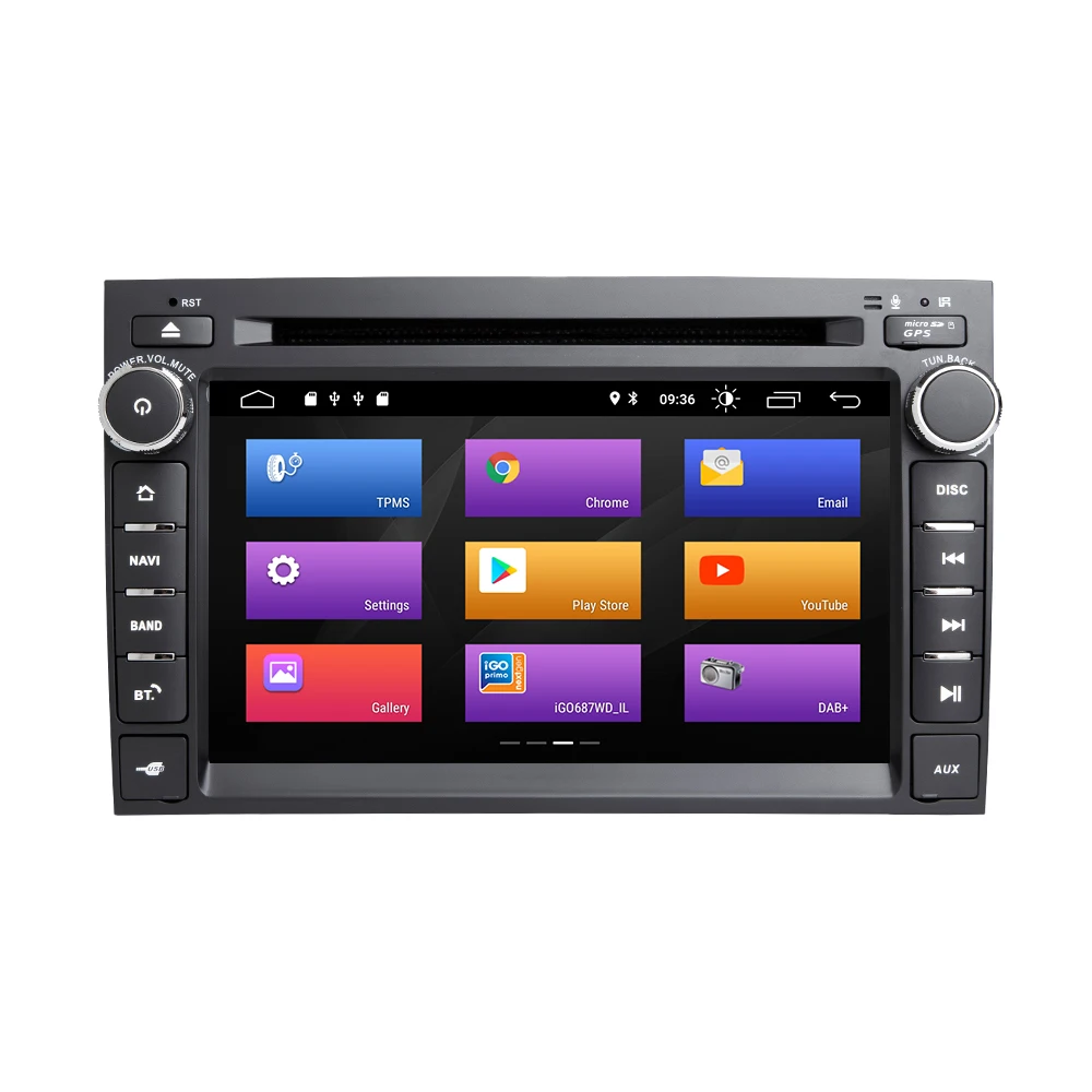 1 Din Android 9 0 автомобильный dvd плеер для GMC Yukon Sierra Chevrolet Traverse Express Acadia Denali Savana Equinox TahoeGPS
