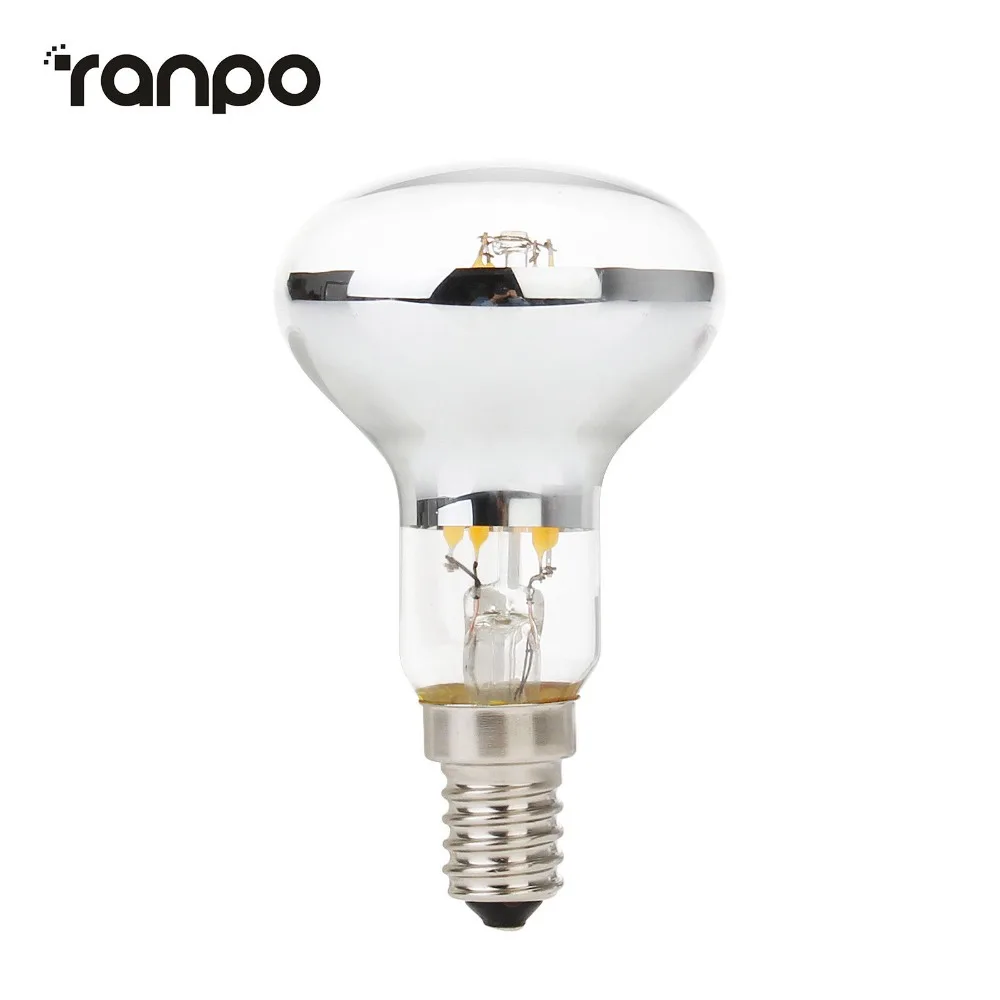 10 шт./лот Светодиодная лампа накаливания Эдисона R50 R63 R80 E27 E14 4W 5W 6W в винтажном