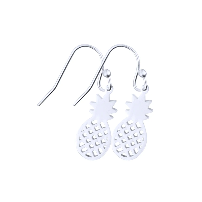 V привлечь Нежный Золотой ананас серьгу Для женщин Модные украшения 2017