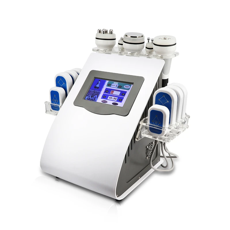 

6-1 Portable 40K Cavitation Ultrasonic Fat Dissolve 2020 New Multipolar RF Vacuum Body Slimming Machine CE/DHL