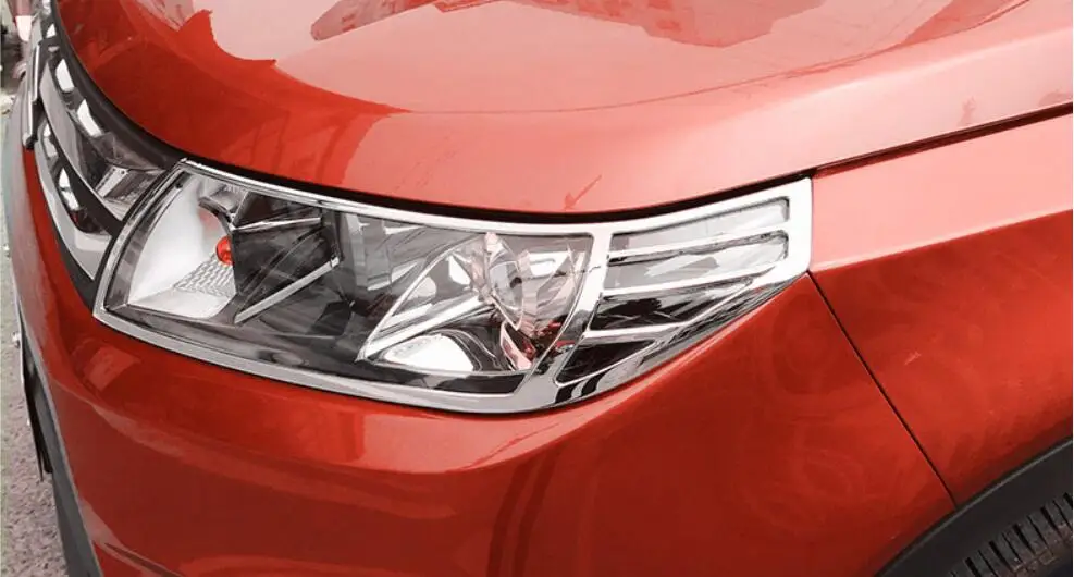 JINGHANG ABS Хромированная Автомобильная передняя фара + задний фонарь Накладка для