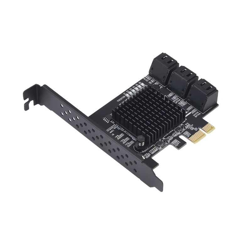 Новая плата расширения PCI E/PCIE SATA Express 3 PCIE на 0 6 портовая карта SATA3 X1 с