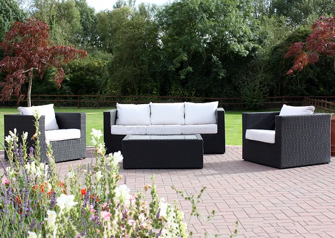 Погодостойкая мебель Sigma из ротанга для использования во время сада и террасы |