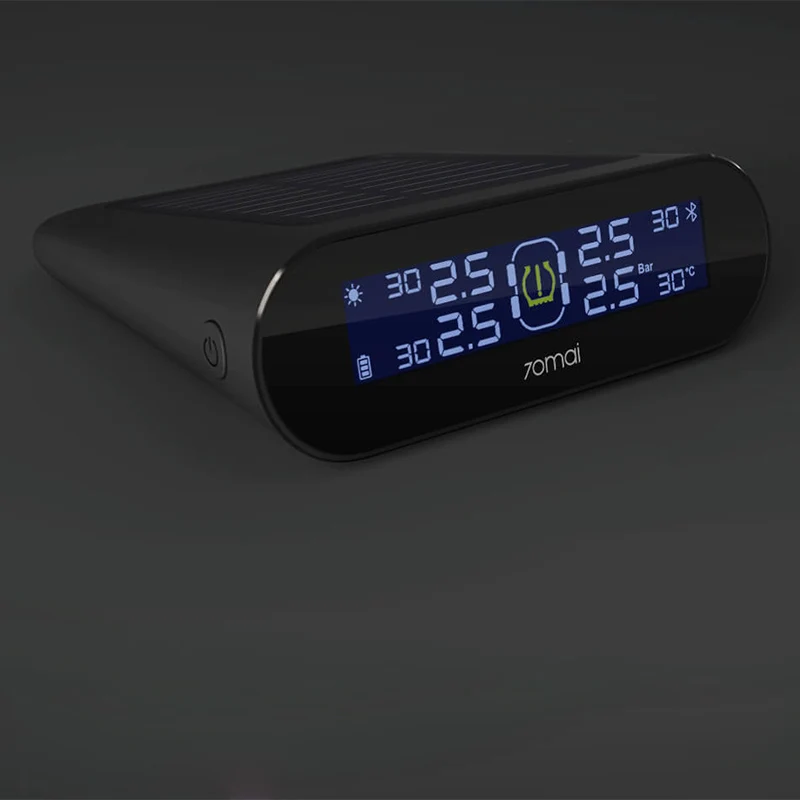 Xiaomi 70Mai датчик давления в шинах TPMS тестер мониторинг солнечной беспроводной