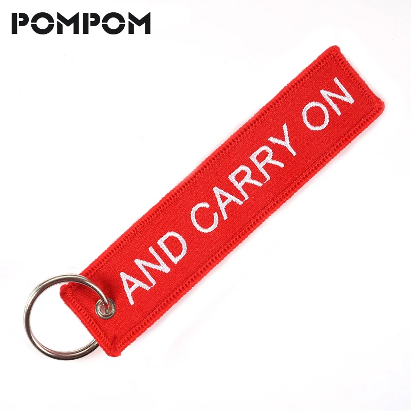 С надписью KEEP CALM AND ручной клади цепочка для ключей брелок OEM или мотоциклов и