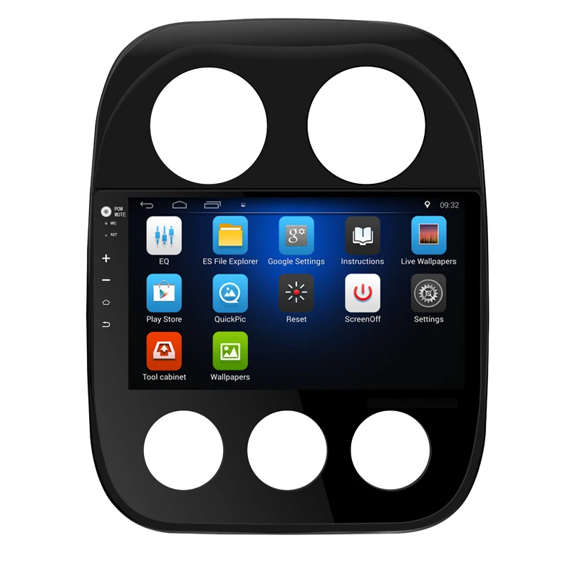 Android 8,1 подходит JEEP COMPASS/Patriot 2007-2012 2013-Автомобильный DVD Плеер Мультимедиа навигации gps радио ПК накладка 3g WI-FI