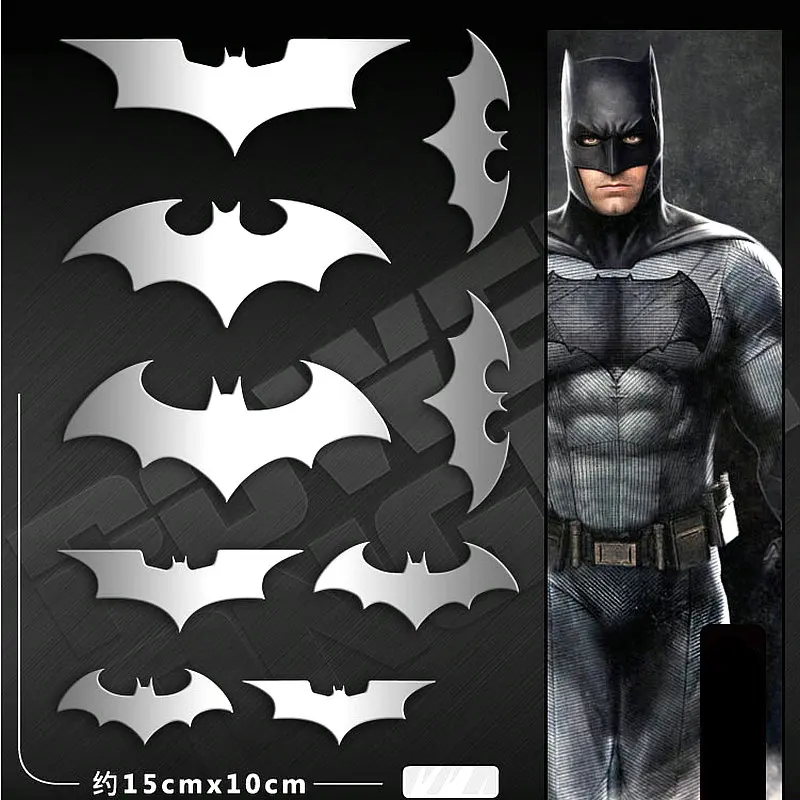PowerAngel DIY 3D металлическая наклейка Бэтмен против Супермена: Dawn of Justice телефон ноутбук автомобиль водонепроницаемый наклейка игрушка наклейка s