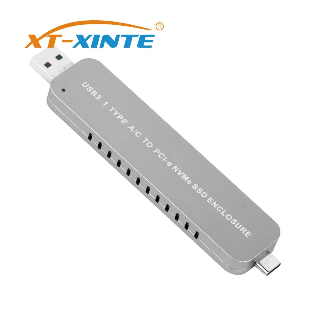 XT XINTE LM903 USB3.1 на PCI E NVME M.2 TYPE A для C SSD жесткий диск коробка 2242/2260/2280 SSD|Корпус жесткого