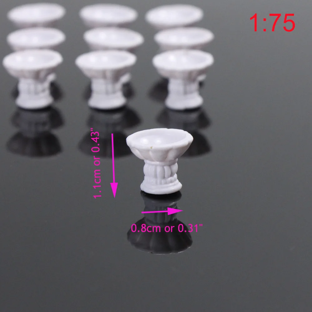 GY08 набор из 24 штук модель поезда клумба парк сада железная дорога 1:100 TT 1:150 N 1:75 ОО