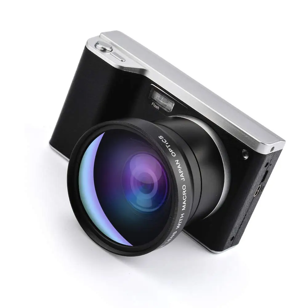 Новый стиль R6 сенсорный экран 24MP 12X оптический зум F3.2 6.5 цифровой