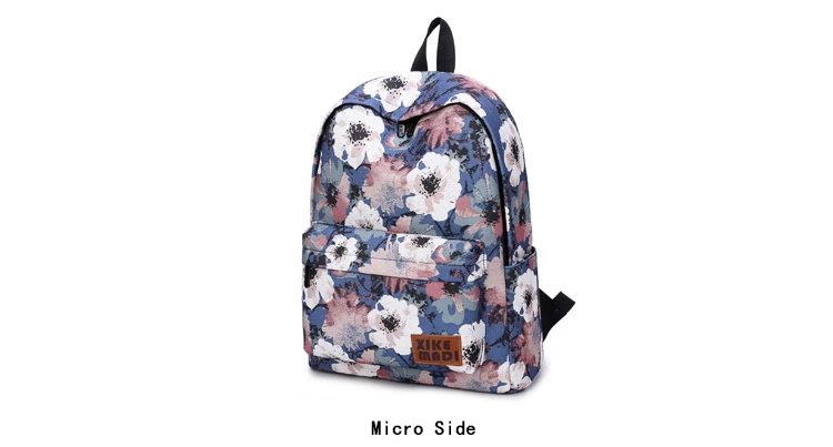 Новинка, мини рюкзак Mochila с цветочным принтом, женский рюкзак, школьная сумка для девочек-подростков, сумка для книг, рюкзаки для ноутбука, повседневные сумки