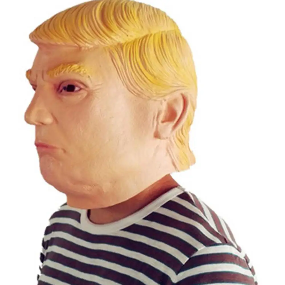 Реалистичная маска Дональда Трампа для Хэллоуина новый латексный костюм