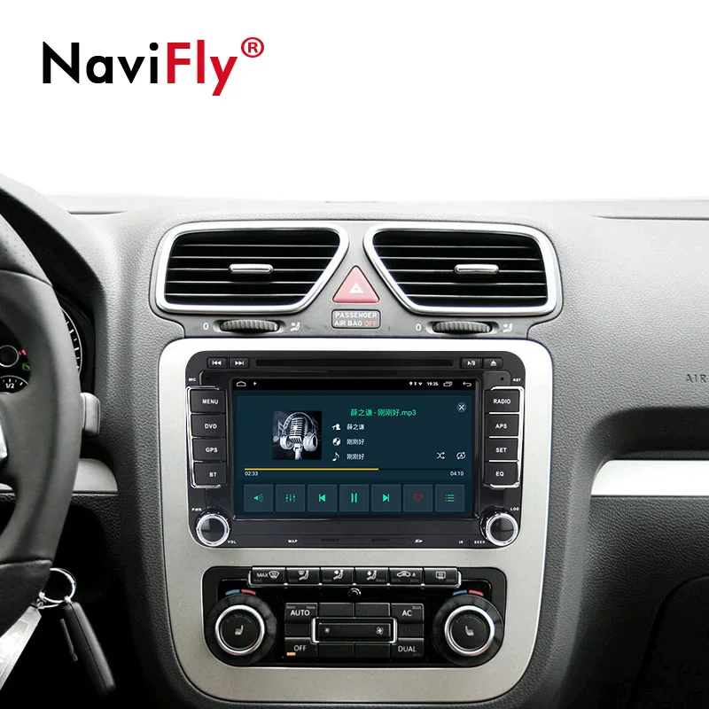 Бесплатная доставка! Android 9 1 Автомобильный dvd Радио мультимедийный плеер для VW Skoda