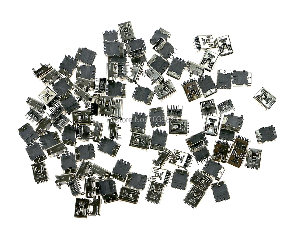 4 fix foot MINI 5P USB зарядное устройство Порт розетка запасные части для контроллера PS3 50