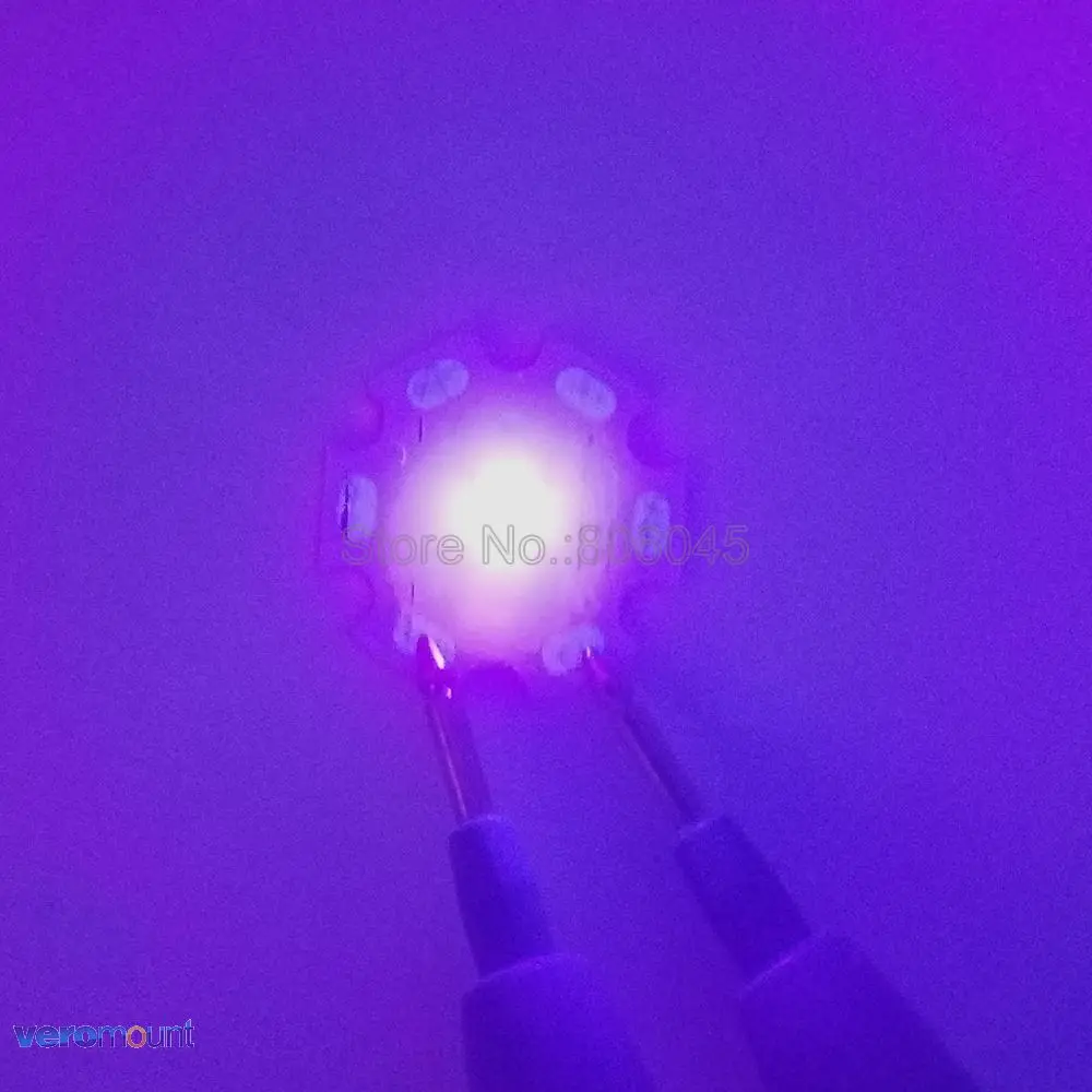 5 шт./лот чип Everlight 3 Вт 3535 Ультрафиолетовый высокомощный светодиодный излучатель