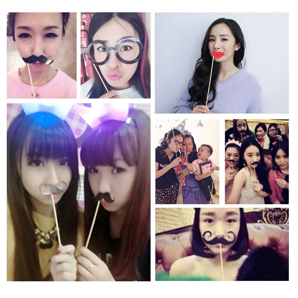 Гавайский Photo Booth Реквизит-пляж тропические тики Летняя Вечеринка украшения