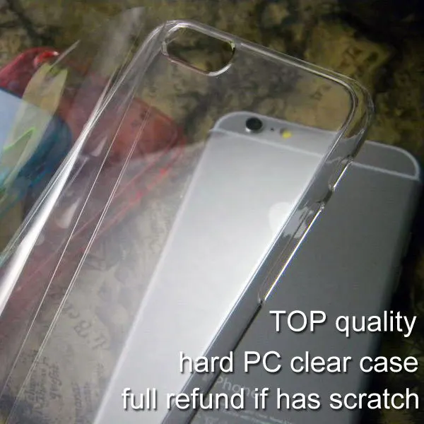 Чехол для iphone 6 6S 4 7 дюйма 100% полная прозрачная кристальная крышка Высокое