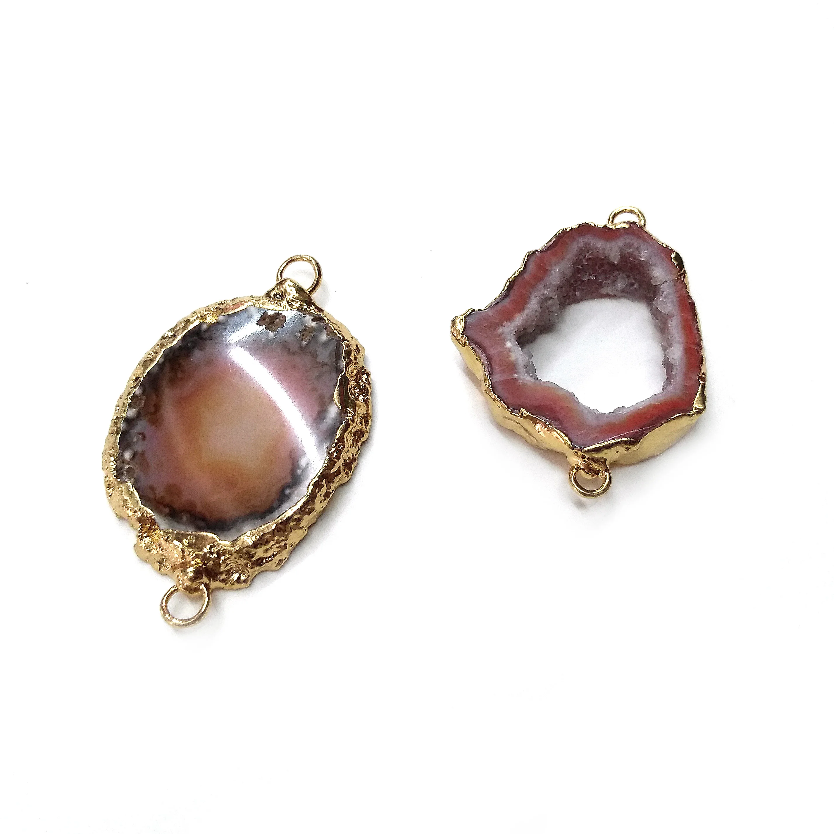 Подвески из натурального агата подвески коннектор аксессуары подходят для