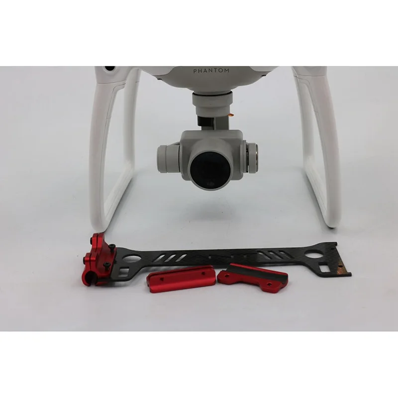 Для камеры DJI Phantom 4 из углеродного волокна Gimbal Guard защита при посадке Plate для Шасси