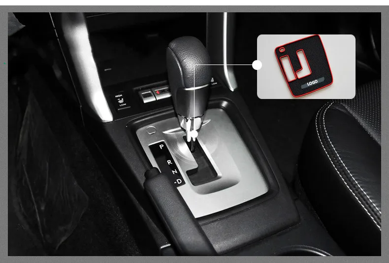 Silica gel car dashboard anti-slip mat gear panel mat for subaru forester 2013 - Название цвета: Subaru logo red