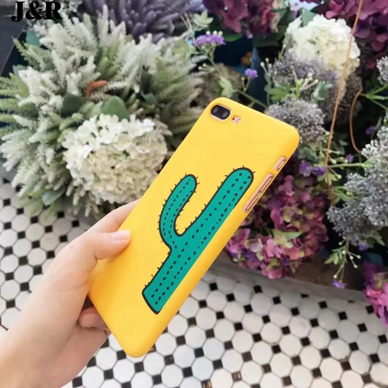 J &amp R чехол для телефона с изображением зеленого кактуса iPhone 5 5S SE 6 6S Plus 7 7Plus 8 8Plus