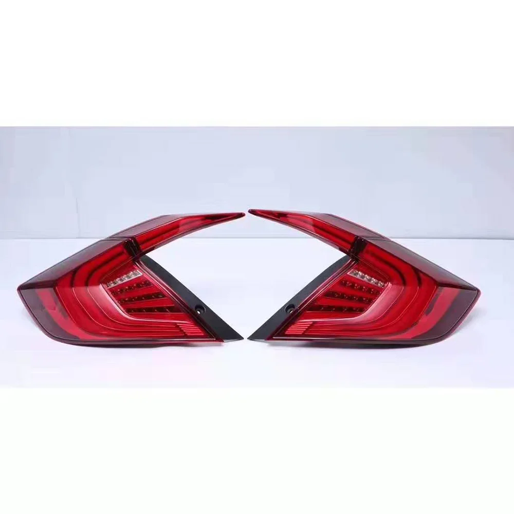 Для Honda Civic задних сигнальных огней, 10th седан светодиодный автомобильные задние фары Задний фонарь лампа поворота+ заднего вида+ стоп-сигнала