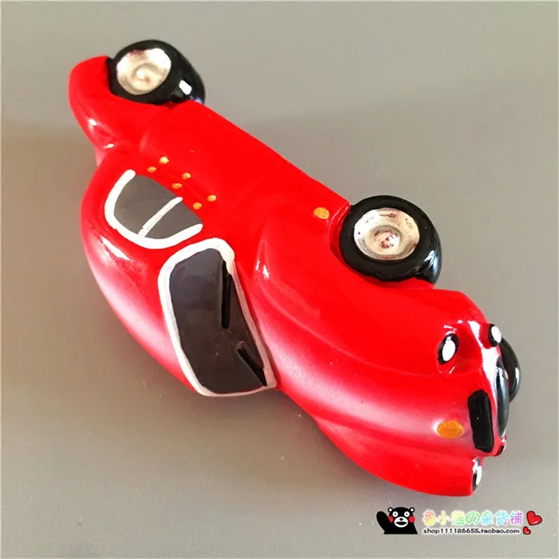 New 3D Resin Old Classic Cars Shaped Fridge Magnet Vintage Refrigerator Magnetic Message Sticker Souvenir Miniature Crafts | Дом и сад