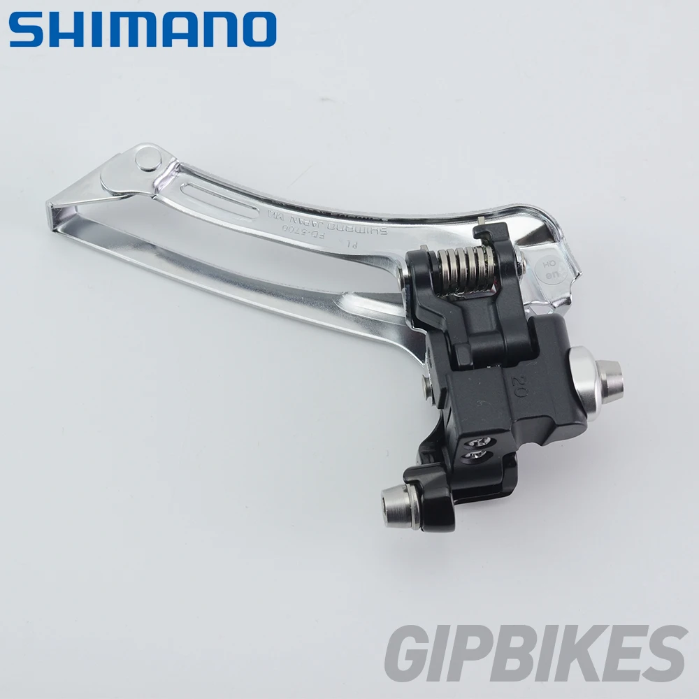 Shimano 105 FD-5700 Road Bike Front Derailleur 10 Speed Braze on / Clamp 31.8mm 34.9mm Black Silver | Спорт и развлечения