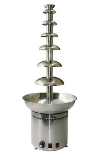 Электрический 7 слойный шоколадный фонтанчик Домашняя мини электрическая