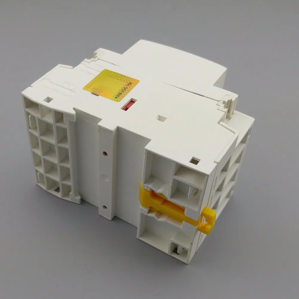 Модульный бытовой контактор переменного тока TOCT1 4P 63a 2NC 2NO 220V Катушка 400V ~ 50/60HZ Din rail