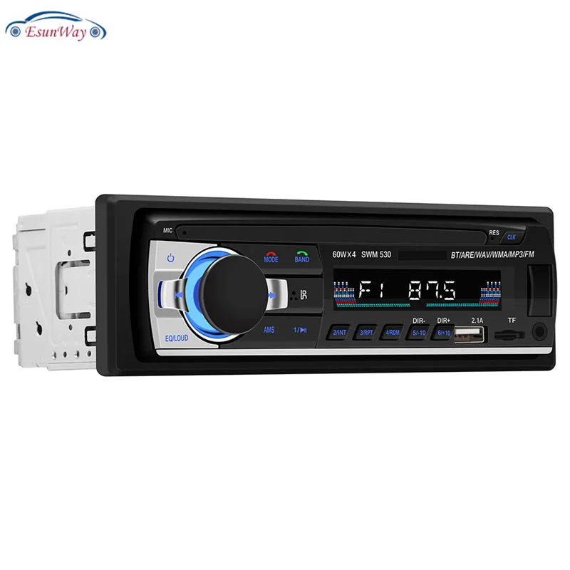 1 Din 4 &quotFM стерео USB 2 автомобильное радио DC 12 В 530 MP3 аудио плеер AUX U диск ЖК-дисплей
