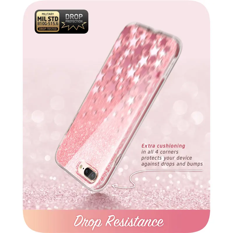 for iphone 7 plus 8 plus case 5 5 inch i blason cosmo full body marble pink bumper case cover with built in screen protector free global shipping