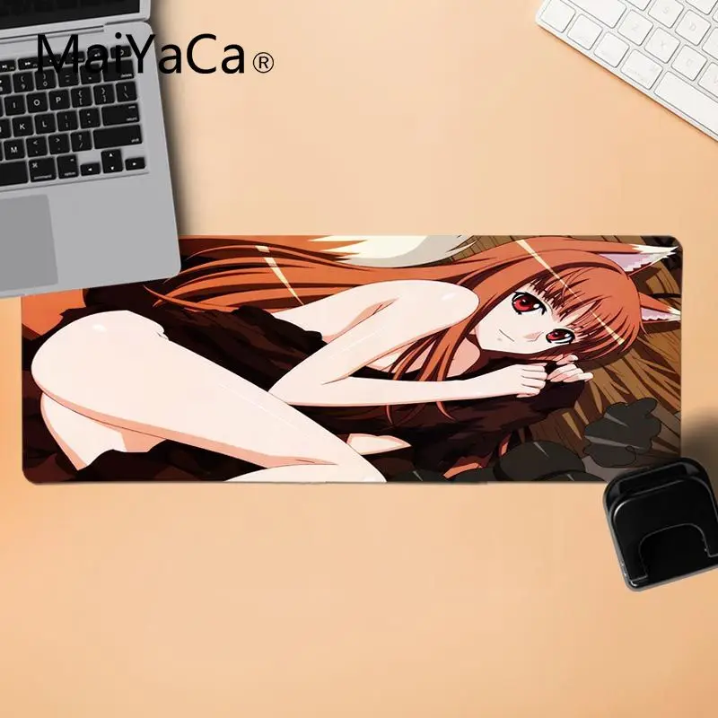 MaiYaCa забавный Spice and Wolf Holo Beauty аниме для девочек геймер игровые коврики коврик мыши