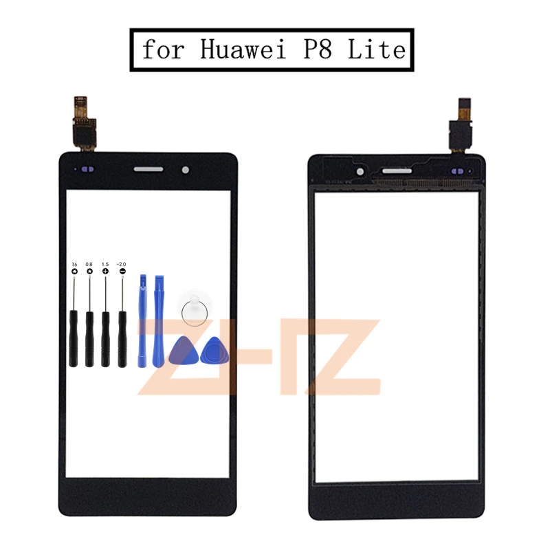 Сенсорный экран для Huawei P8 Lite запасные части ремонта переднего и внешнего стекла